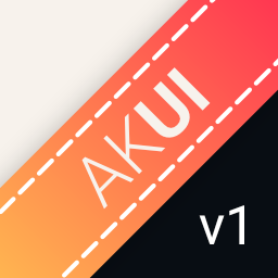 AKUI icon (dark)